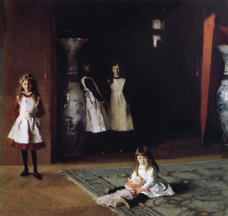 John Singer Sargent The Daughters of Edward D.Boit Norge oil painting art